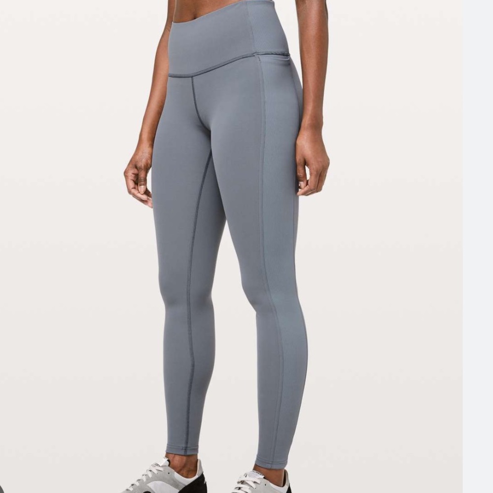 NWOT Lululemon Wunder Under High-Rise Tight *Rib 28"
Steam Blue